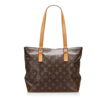 LOUIS VUITTON Monogram Hippo Piano Handbag Tote Bag M51148 Brown PVC Leather Women's