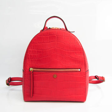 TORY BURCH Women's Leather Backpack Red Color