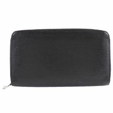 LOUIS VUITTON Zippy Organizer M62643 Epi Leather Noir Black CA0290 Men's Long Wallet