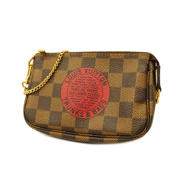 LOUIS VUITTONAuth  Damier Mini Pochette Accessoires T&B N58011 Women's Pouch