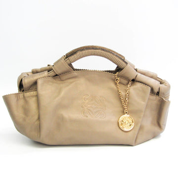 Loewe Nappa Aire Nappa Aire Women's Leather Handbag Gold