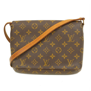 LOUIS VUITTON Shoulder Bag Monogram Musette Tango Short Strap M51257 Brown Ladies