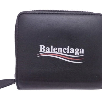 BALENCIAGA folio wallet EVERYDAY black leather