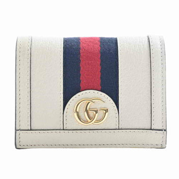 Gucci GG Marmont Sherry Leather Bifold Wallet White