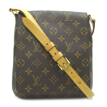 LOUIS VUITTON Musette Salsa Short Strap Women's Shoulder Bag M51258 Monogram Ebene [Brown]