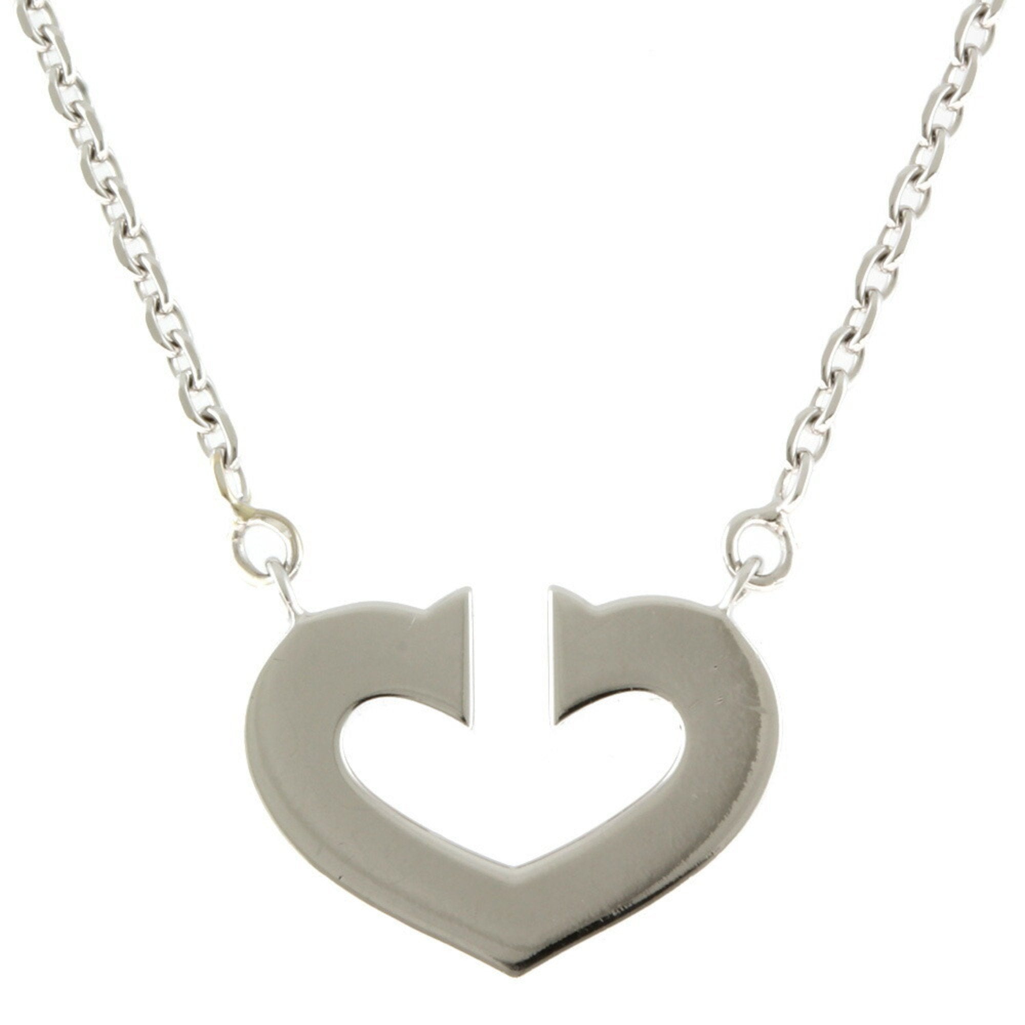 Cartier c hotsell heart necklace