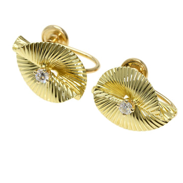 TIFFANY diamond earrings K14 yellow gold ladies &Co.