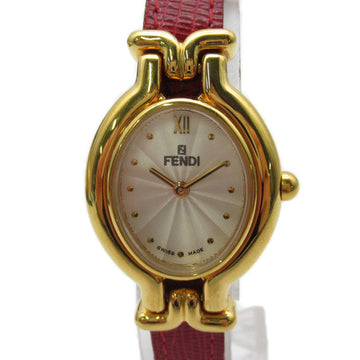 FENDI Wrist Watch 640L Quartz Silver Gold Plated 640L