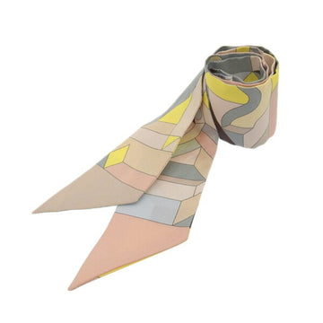 HERMES Silk Perspective Cavaliere Riding Twilly Scarf Multicolor Women's