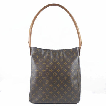 Louis Vuitton Looping GM Monogram M51145 Canvas Brown MI0070 Unisex Shoulder Bag