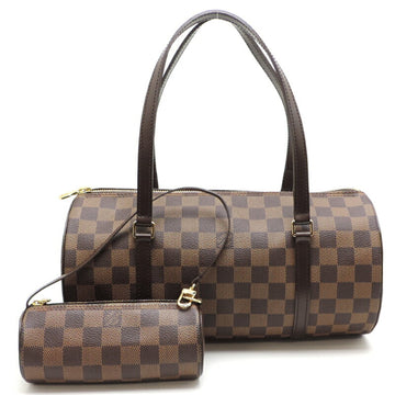 LOUIS VUITTON Papillon 30 Women's Handbag N51303 Damier Ebene [Brown]