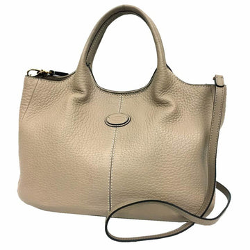 TOD'S Leather Tote Bag Shoulder