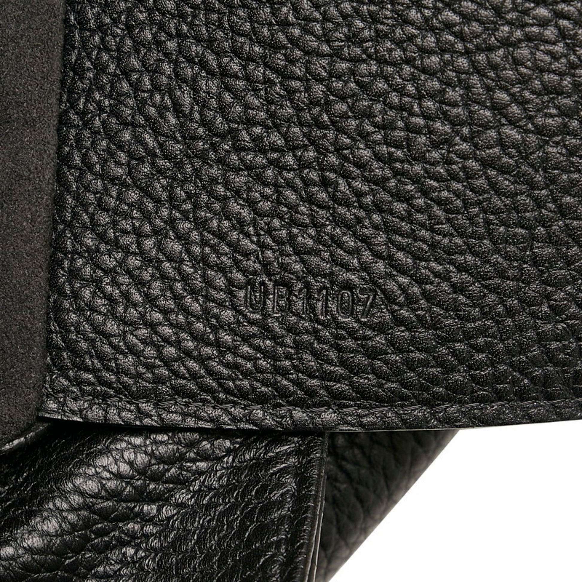 LOUIS VUITTON Louis Vuitton Cover Voyage Tote Bag Shoulder Taurillon Leather  Noir Black M50086