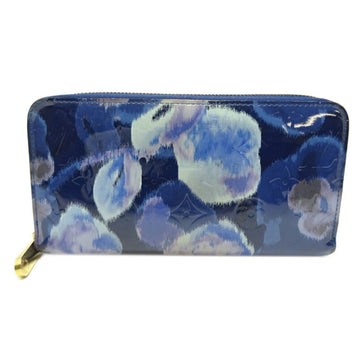 Louis Vuitton Zippy 2013 Summer Collection Women's Wallet M90018 Verni Ikat Flower Grand Blue