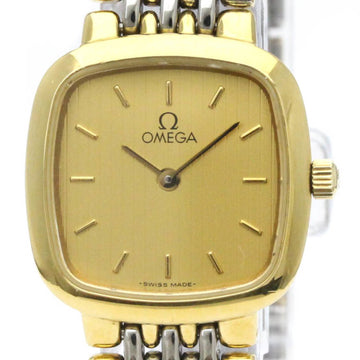 OMEGAVintage  De Ville Quartz Gold Plated Quartz Ladies Watch 795.0898 BF552389