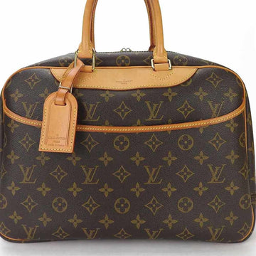 LOUIS VUITTON Hand Bag Monogram Deauville M47270 LV Women's PVC Name Tag