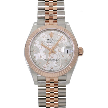 ROLEX Datejust 31 278271 Random Silver Floral Motif Ladies Watch