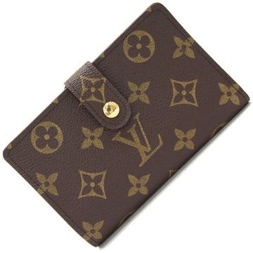 LOUIS VUITTON Bifold Wallet Monogram Porte Monet Vienois M61663 Ladies