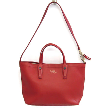 BALLY MISSI-XS.N Women's Leather Handbag,Shoulder Bag Red Color