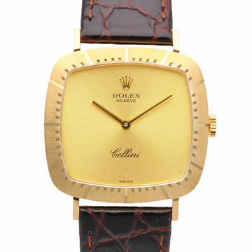 ROLEX Cellini Watch 18K Yellow Gold 4084 Manual Winding Ladies