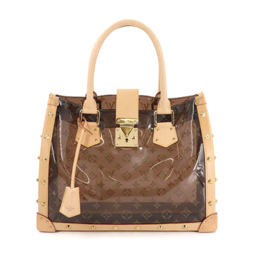 Louis Vuitton Monogram Vinyl Neo Cabas Ambre MM Tote Bag Leather Brown M92504