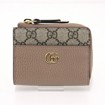 Gucci GG Marmont Zip Mini Wallet 658609 Dusty Pink