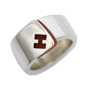 HERMES Ring Candy Silver Orange No. 11 925  H Women's Accent