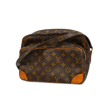 LOUIS VUITTON Shoulder Bag Monogram Nile M45244 Brown Women's