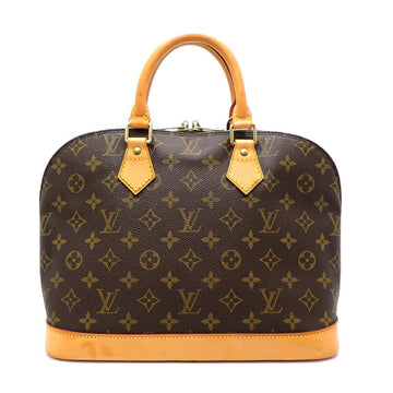 LOUIS VUITTON Alma Women's Handbag M51130 Monogram Brown