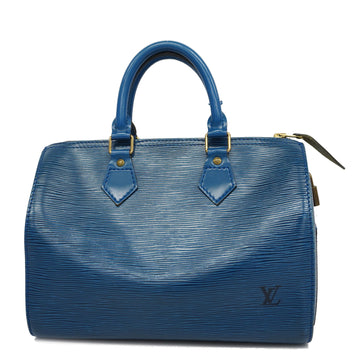 LOUIS VUITTONAuth  Epi Speedy 25 M43015 Women's Handbag Toledo Blue