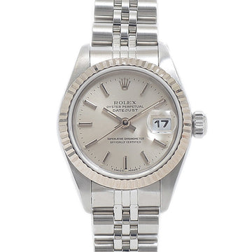 Rolex Datejust 69174 Ladies Silver Dial U Number Watch