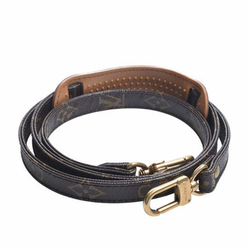 LOUIS VUITTON Monogram Shoulder Strap Brown Women's