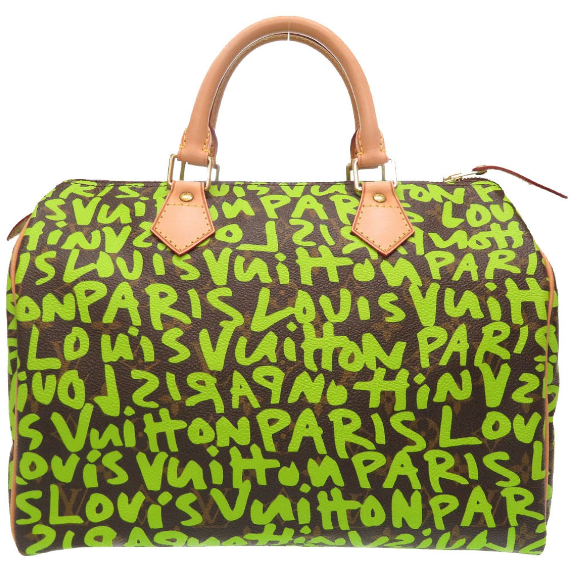 Authenticated Used Louis Vuitton LOUIS VUITTON Monogram Graffiti Speedy 30  Hand Bag Veil M93706 