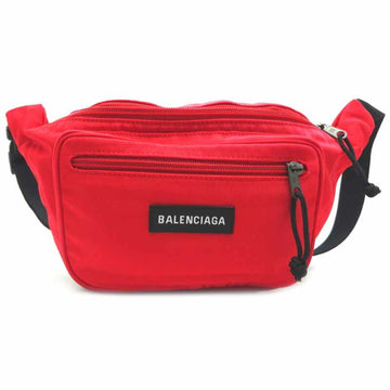 Balenciaga Explorer Body Bag Women's Men's Waist 482389 Nylon Red