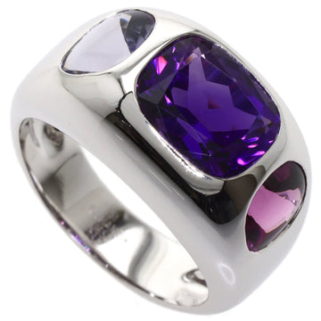 Chanel Baroque Collection Amethyst #51 Ring K18 White Gold Ladies CHANEL