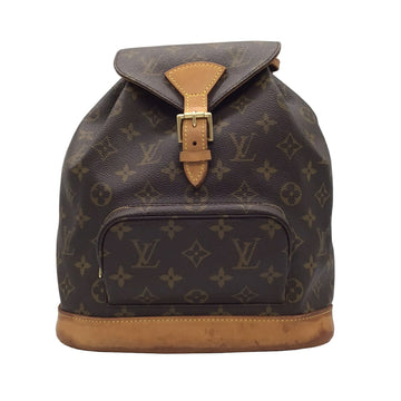 LOUIS VUITTON Monogram Montsuri MM M51136 Rucksack Backpack PVC Leather Canvas Women's Men's