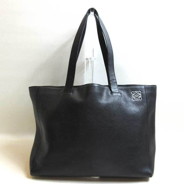 LOEWE East West shopper black tote bag hand B+ rank leather