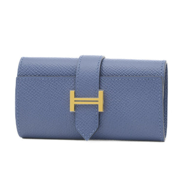 HERMES Bearn key case 4 rows Epson Blue Brighton C engraved