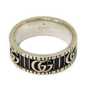 GUCCI Ring Double G Size 22 Stripe Bicolor Silver No. 21 GG Ag925 ?551899 J8400 0811 Men's Accessories Jewelry