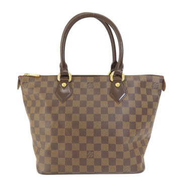 LOUIS VUITTON N51183 Saleya PM Damier Ebene Tote Bag Canvas Women's