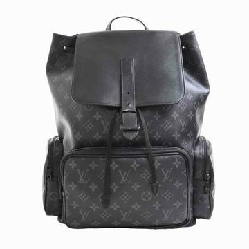 Louis Vuitton Eclipse Trio Backpack Rucksack Black PVC Leather