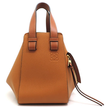 LOEWE Hammock Small Women's Shoulder Bag 262238 Leather Light Camel