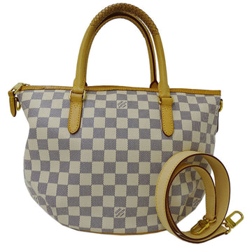 Louis Vuitton Bag Damier Azul Ladies 2way Handbag Shoulder Riviera PM White N48250