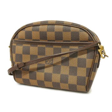 LOUIS VUITTON Shoulder Bag Damier Pochette Ipanema N51296 Brown Women's