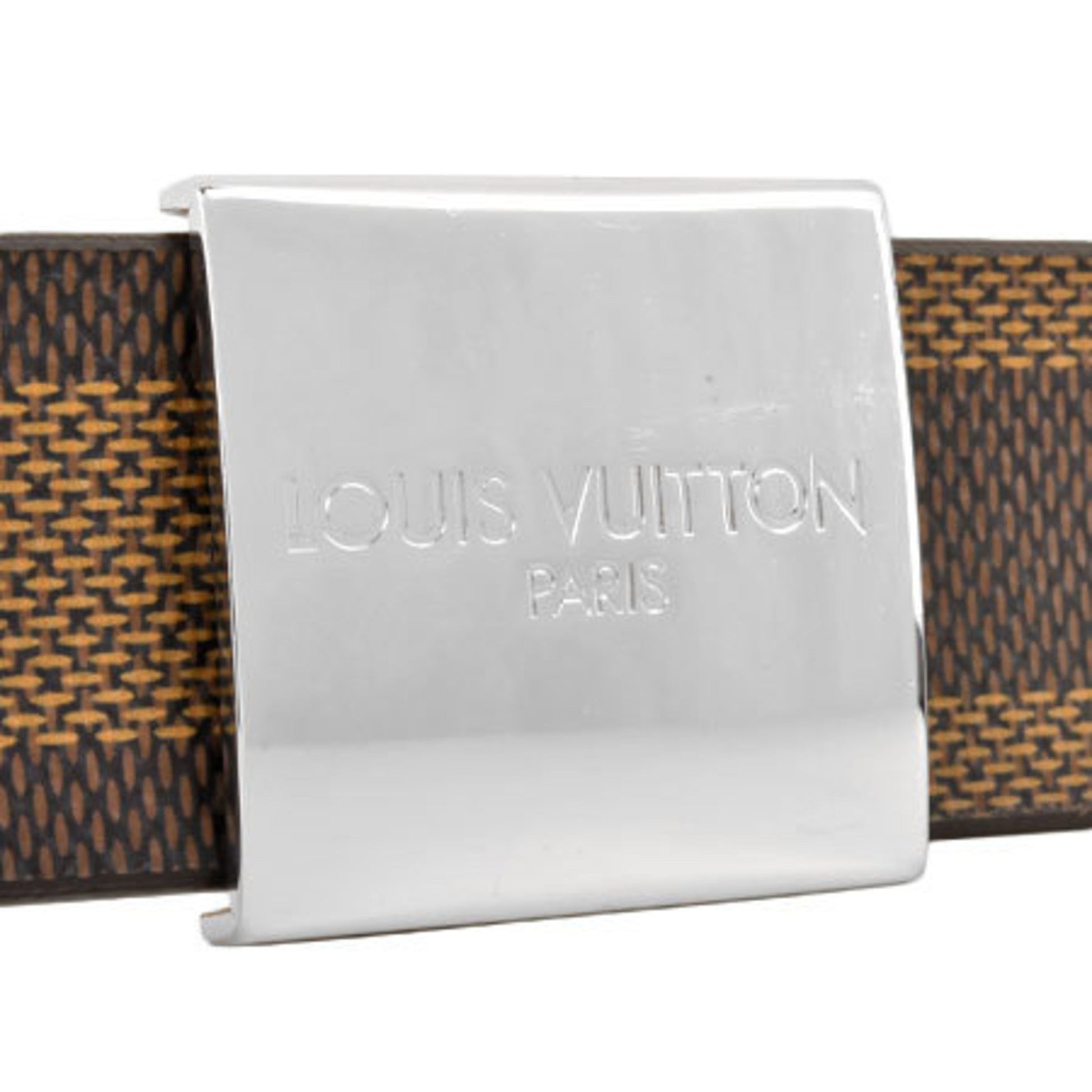 LOUIS VUITTON belt M6800W Sainteure Carre Monogram canvas Brown Women –