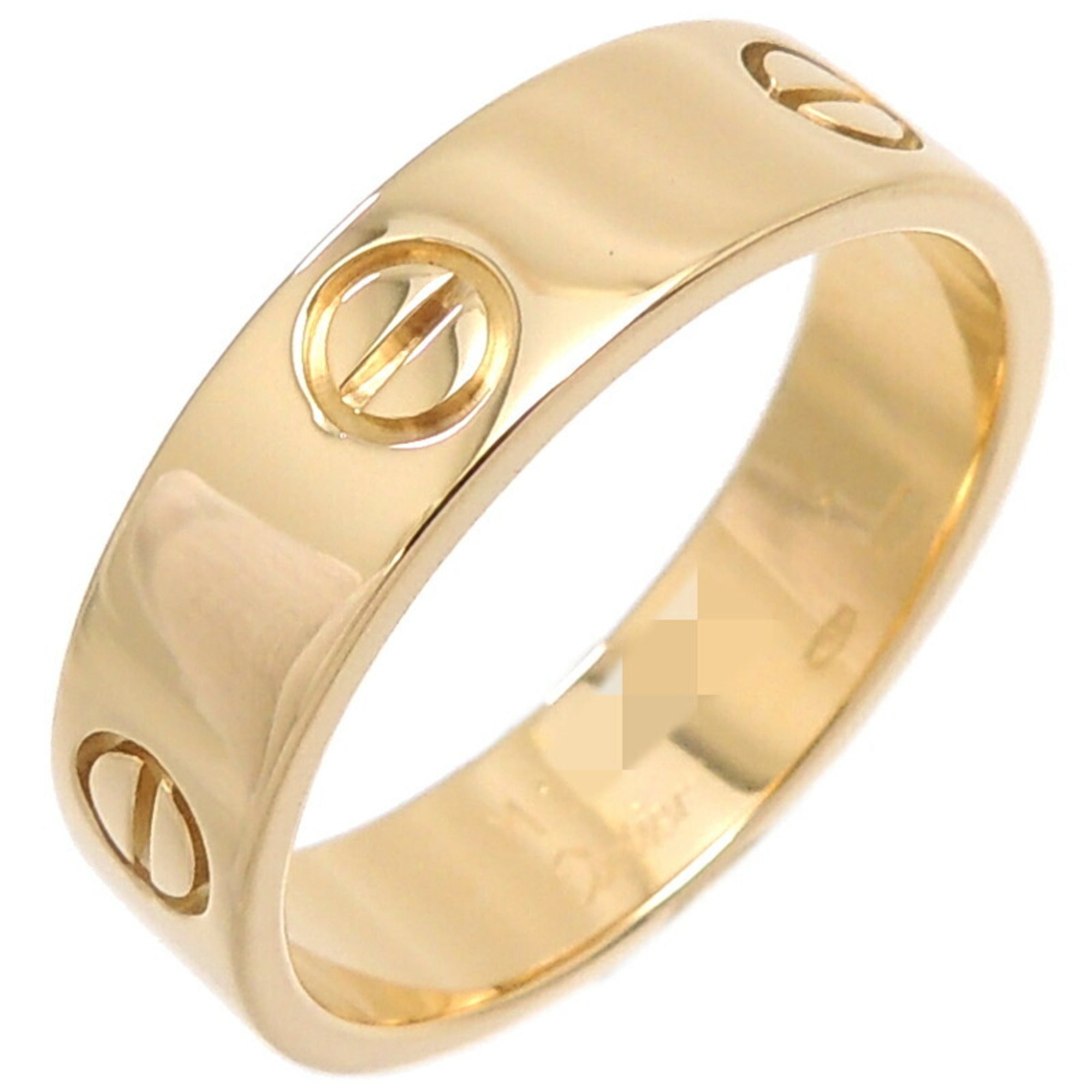 CARTIER 63 Love Men s Ring B4084600 750 Yellow Gold No. 22