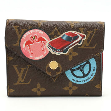 LOUIS VUITTON Monogram Portefeuille Victorine Tri-fold Nicolas Ghesquiere World Tour M62151