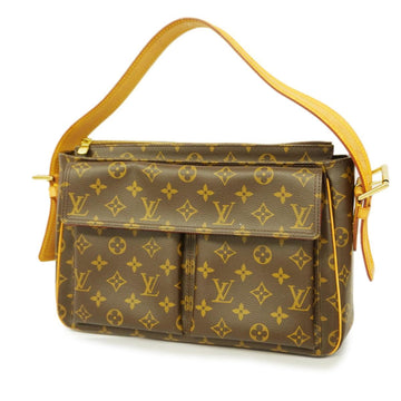 LOUIS VUITTON Shoulder Bag Monogram Vivacite GM M51163 Brown Ladies