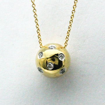 TIFFANY Dots Ball Diamond Platinum 950,Yellow Gold [18K] Diamond Men,Women Fashion Pendant Necklace [Gold]