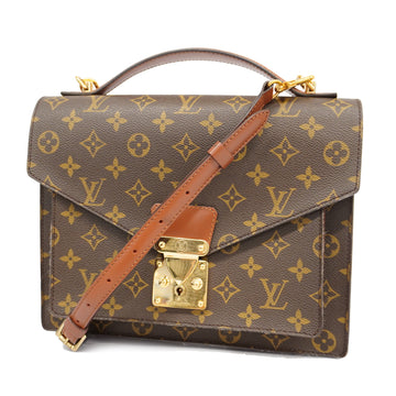 LOUIS VUITTONAuth  Monogram 2WAY Bag Monceau M51185 Women's Handbag,Shoulder Bag